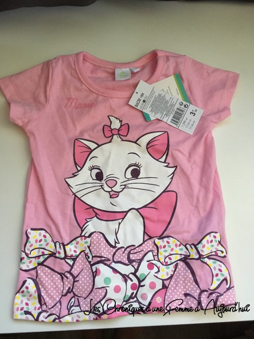 T-Shirt Marie Disney Aucha